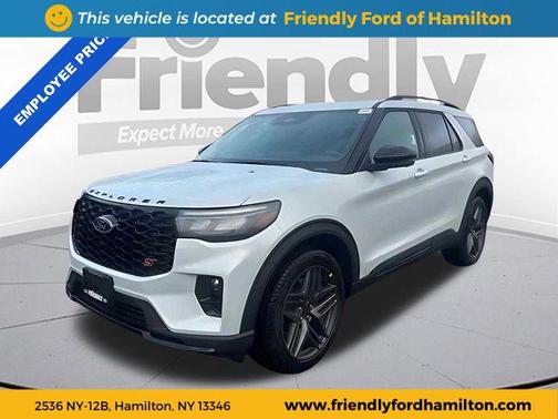 SPACE WHITE METALLIC 2026 Ford Explorer ST