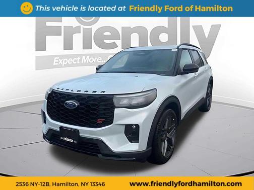 SPACE WHITE METALLIC 2026 Ford Explorer ST