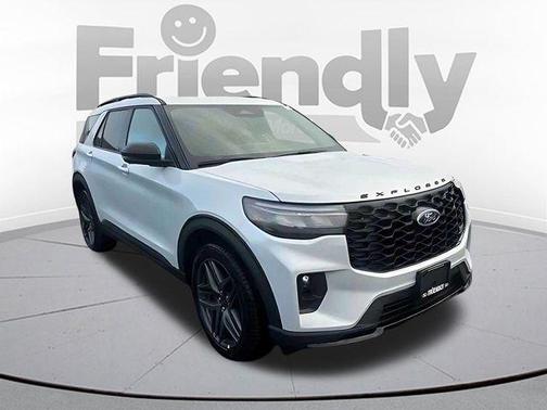 SPACE WHITE METALLIC 2026 Ford Explorer ST