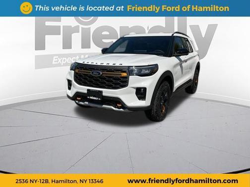 STAR WHITE MET TRI-COAT 2026 Ford Explorer Tremor