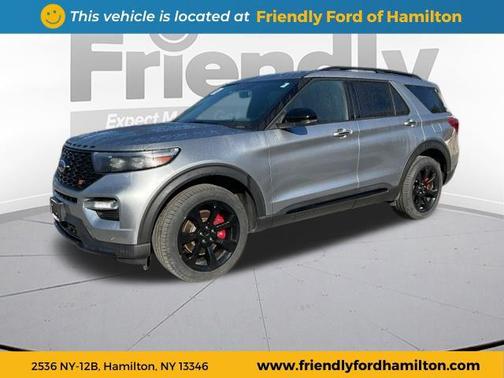 ICONIC SILVER METALLIC 2024 Ford Explorer ST