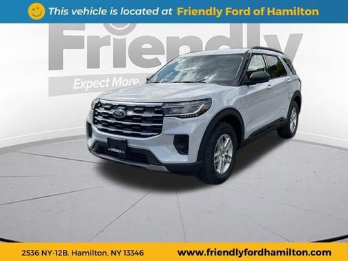 SPACE WHITE METALLIC 2026 Ford Explorer Active