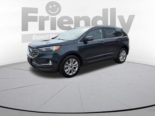 STONE BLUE METALLIC 2023 Ford Edge Titanium
