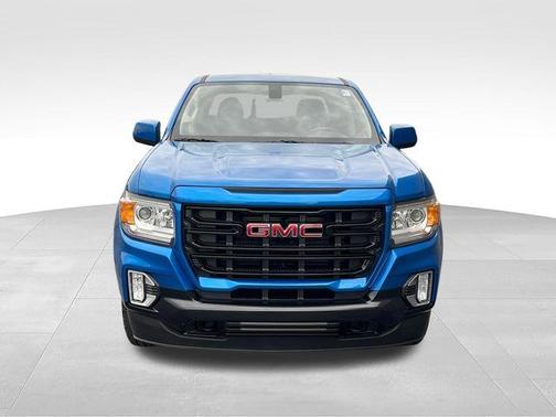 Blue Metallic 2022 GMC Canyon Elevation