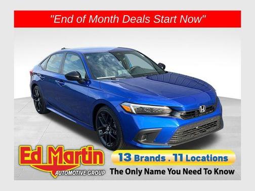 Boost Blue Pearl 2023 Honda Civic Sport