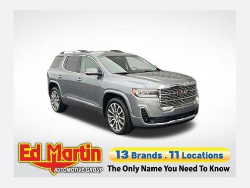 Satin Steel Metallic 2021 GMC Acadia Denali