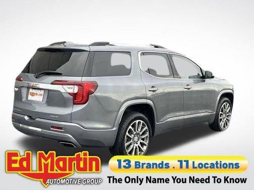 Satin Steel Metallic 2021 GMC Acadia Denali