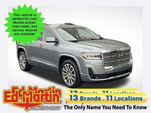 Satin Steel Metallic 2021 GMC Acadia Denali