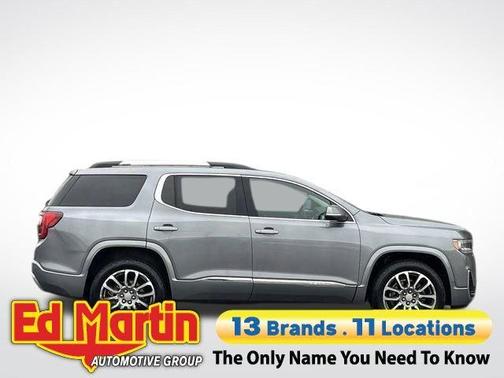 Satin Steel Metallic 2021 GMC Acadia Denali