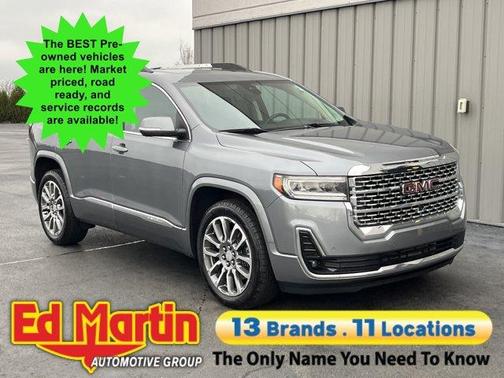 Satin Steel Metallic 2021 GMC Acadia Denali