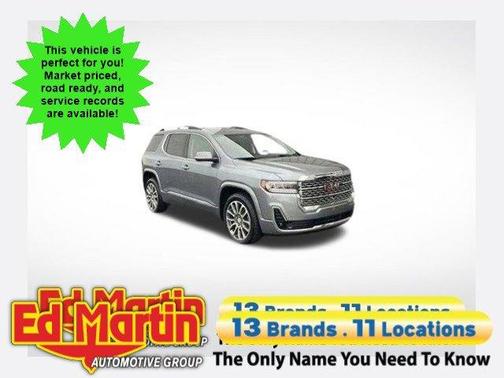 Satin Steel Metallic 2021 GMC Acadia Denali