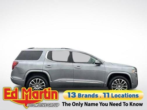 Satin Steel Metallic 2021 GMC Acadia Denali
