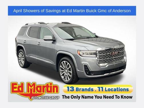Satin Steel Metallic 2021 GMC Acadia Denali