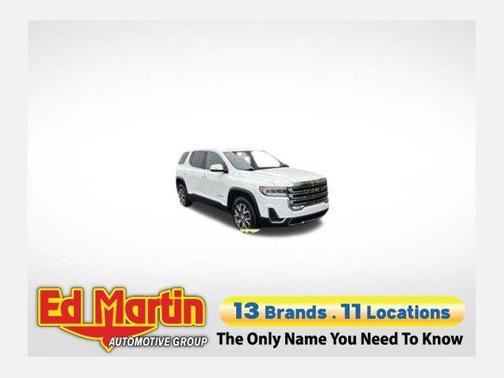 Summit White 2021 GMC Acadia SLE