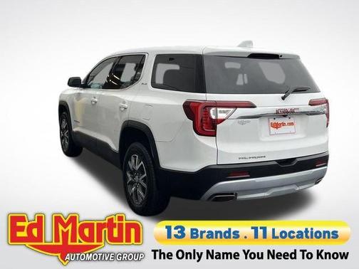 Summit White 2021 GMC Acadia SLE