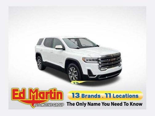 Summit White 2021 GMC Acadia SLE