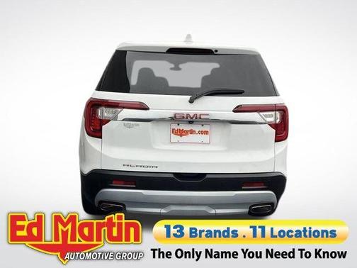 Summit White 2021 GMC Acadia SLE