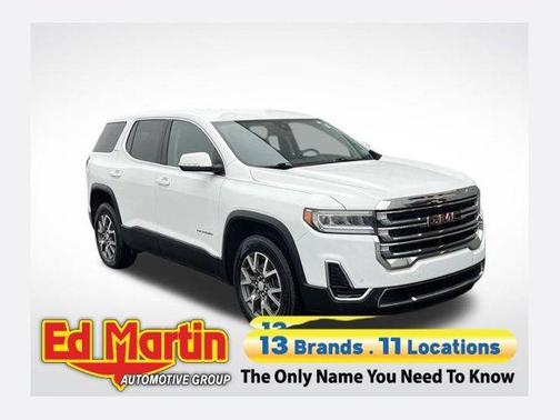 Summit White 2021 GMC Acadia SLE