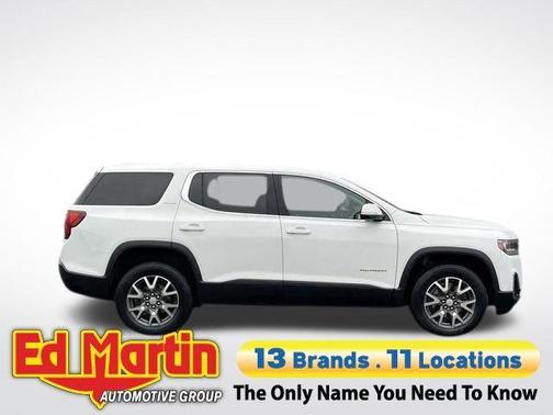Summit White 2021 GMC Acadia SLE