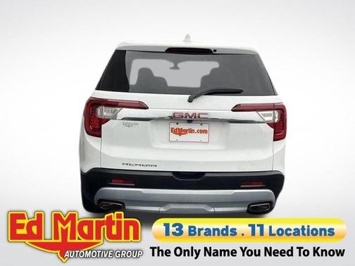 Summit White 2021 GMC Acadia SLE