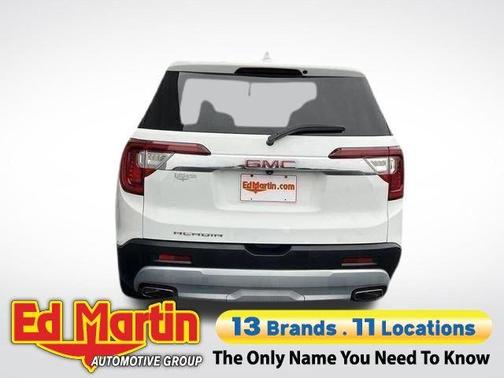 Summit White 2021 GMC Acadia SLE