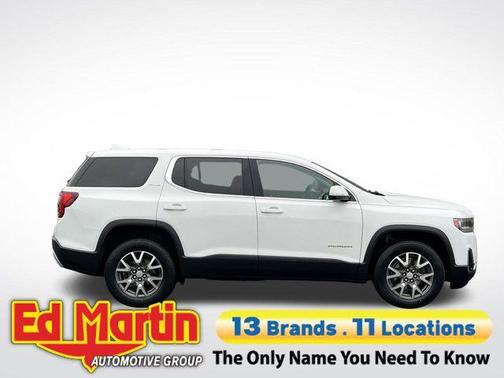 Summit White 2021 GMC Acadia SLE