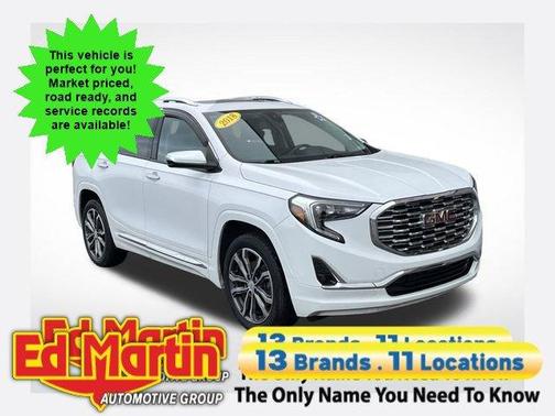 Summit White 2018 GMC Terrain Denali