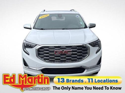 Summit White 2018 GMC Terrain Denali