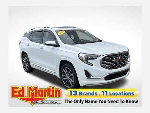 Summit White 2018 GMC Terrain Denali