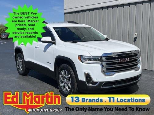 Summit White 2023 GMC Acadia SLE