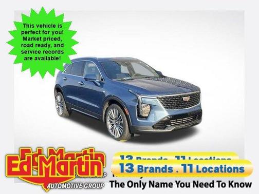 Deep Sea Metallic 2024 Cadillac XT4 Premium Luxury
