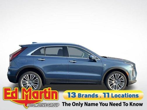 Deep Sea Metallic 2024 Cadillac XT4 Premium Luxury