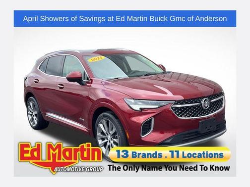 Cinnabar Metallic 2021 Buick Envision Avenir