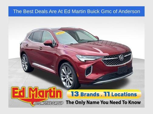 Cinnabar Metallic 2021 Buick Envision Avenir