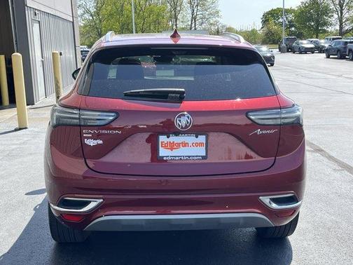 Cinnabar Metallic 2021 Buick Envision Avenir