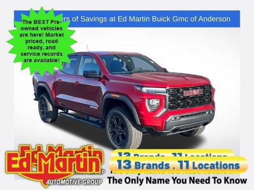 Volcanic Red 2024 GMC Canyon Elevation