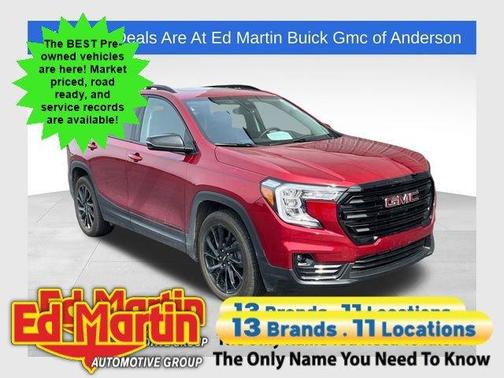 Volcanic Red 2023 GMC Terrain SLT