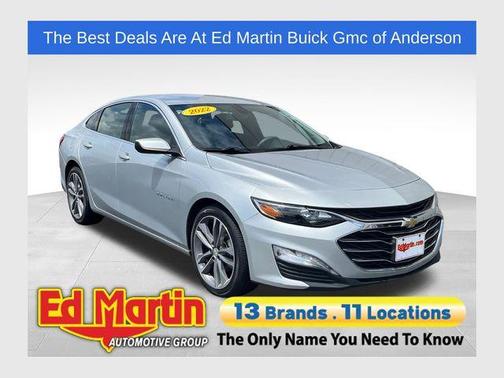 Silver Ice Metallic 2022 Chevrolet Malibu LT