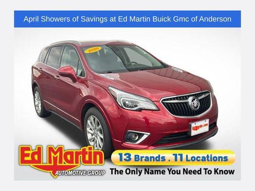 Chili Red Metallic 2020 Buick Envision Essence