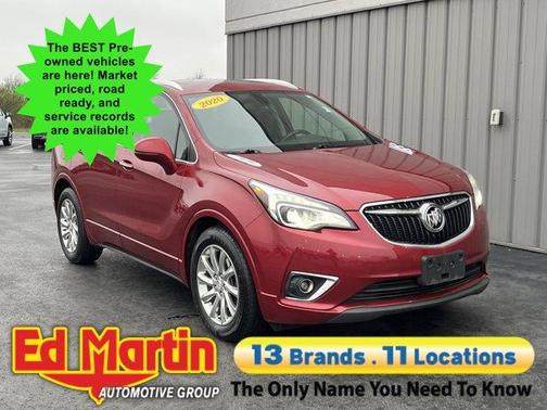 Chili Red Metallic 2020 Buick Envision Essence