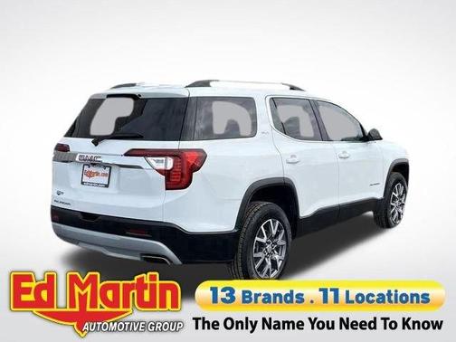 Summit White 2023 GMC Acadia SLT