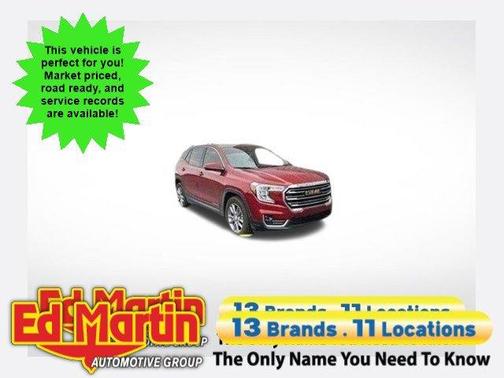 Volcanic Red 2023 GMC Terrain SLT