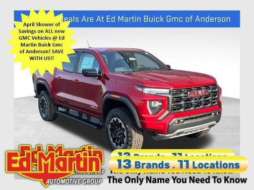 Volcanic Red 2026 GMC Canyon AT4