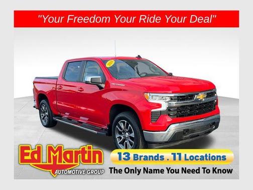 Red 2024 Chevrolet Silverado 1500 LT