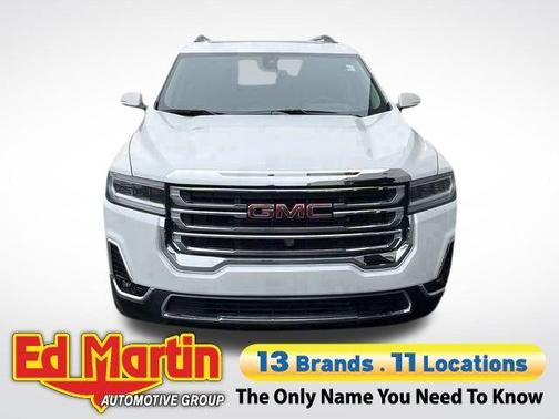 White Frost Tri-Coat 2023 GMC Acadia SLT