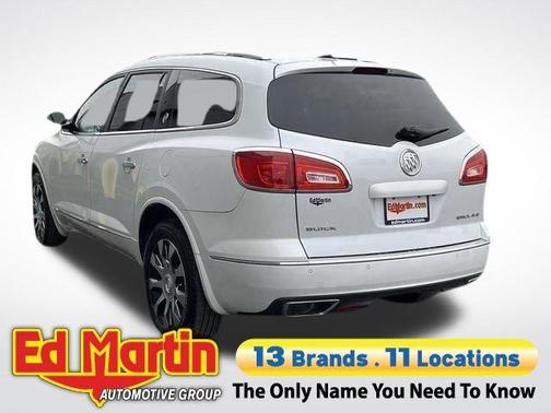 White Frost Tri-Coat 2017 Buick Enclave Leather