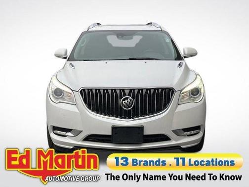 White Frost Tri-Coat 2017 Buick Enclave Leather