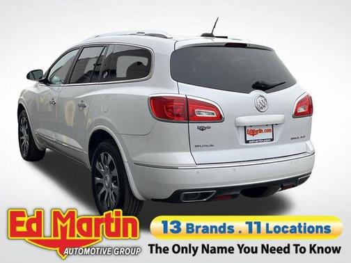 White Frost Tri-Coat 2017 Buick Enclave Leather