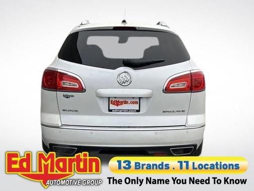 White Frost Tri-Coat 2017 Buick Enclave Leather