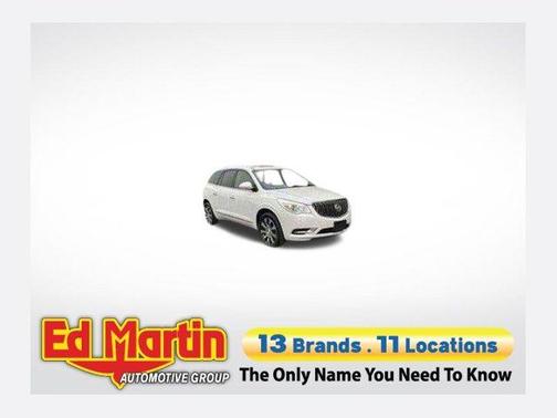 White Frost Tri-Coat 2017 Buick Enclave Leather